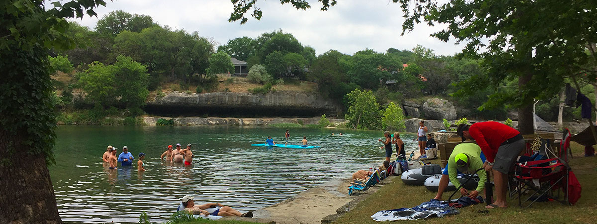 Enjoy Texas' Finest Private Swimming Hole